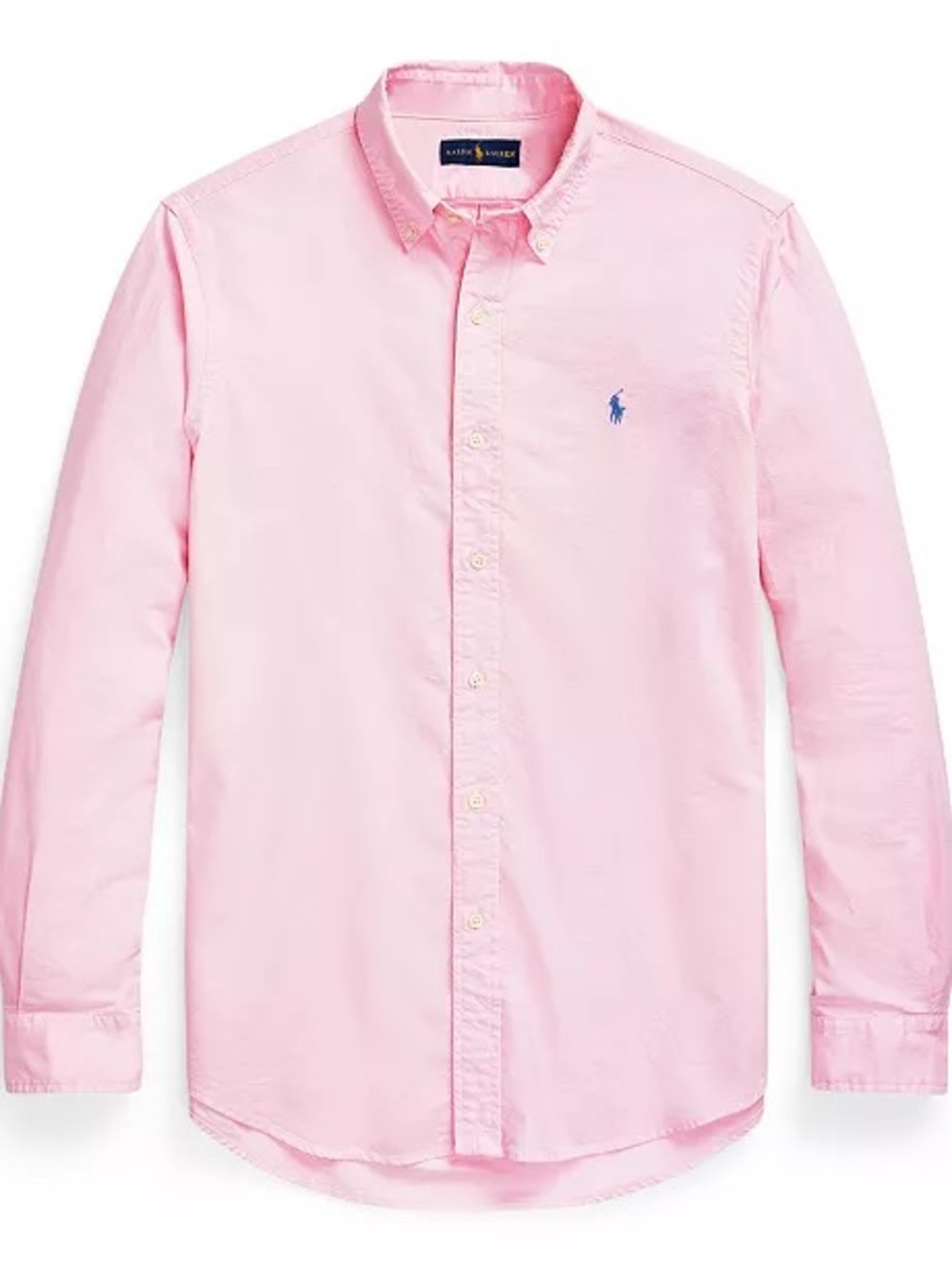 Ralph Lauren Classic Fit Pink Button-Down Oxford Shirt